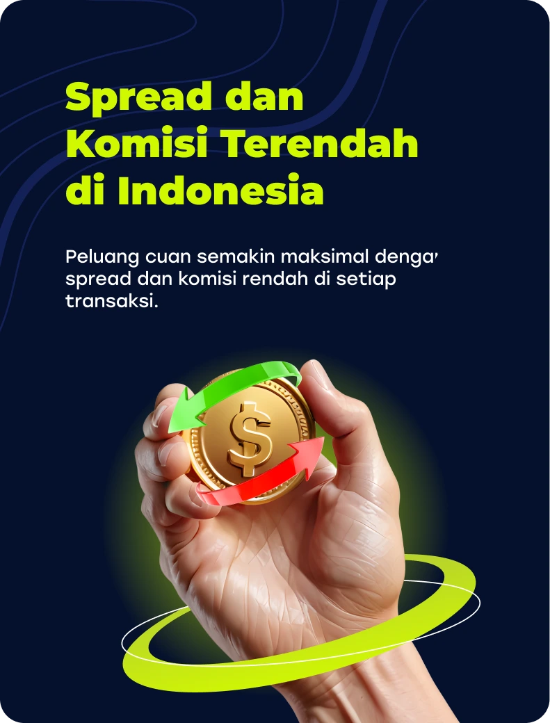 Spread dan Komisi Terendah di Indonesia