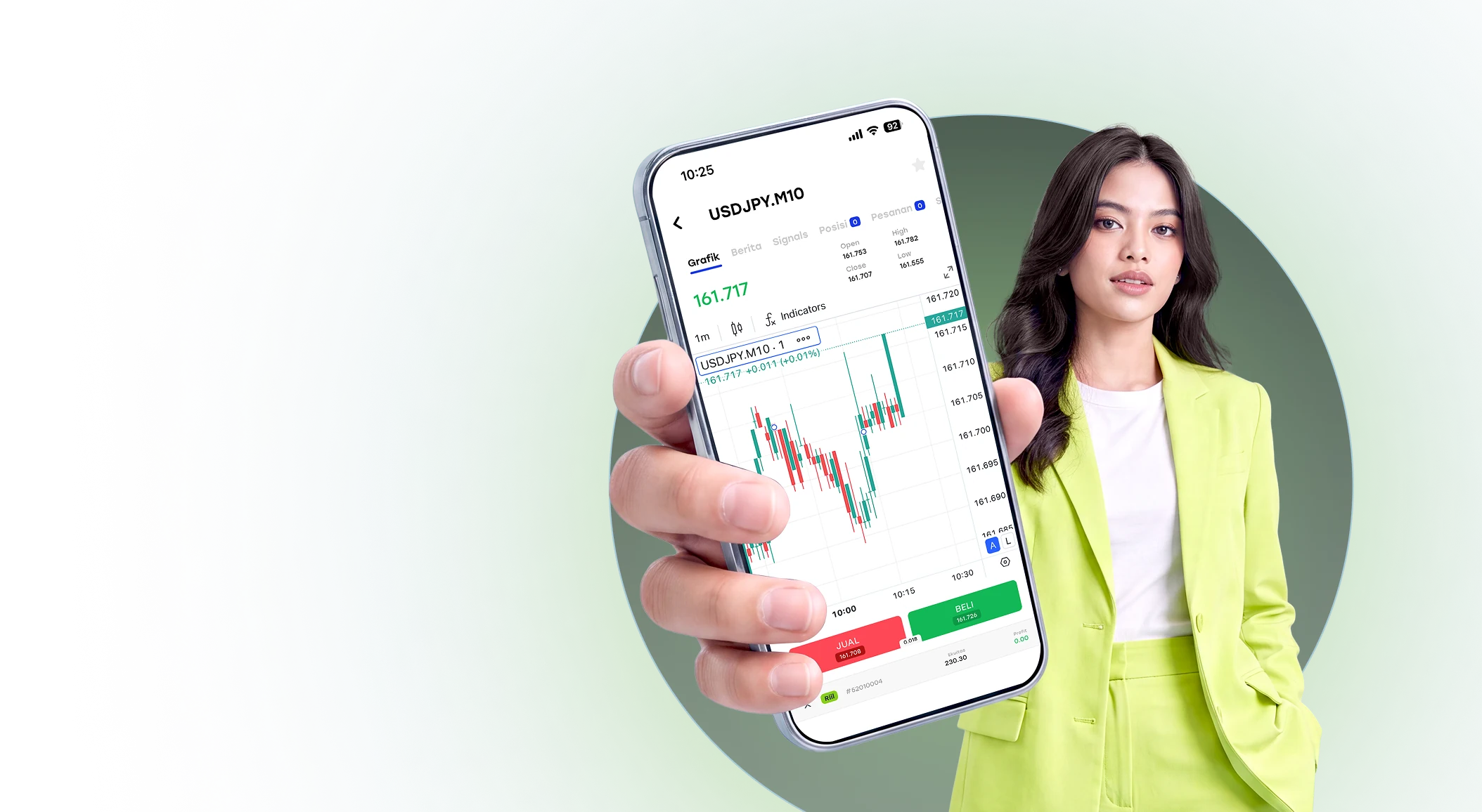 Berlatih trading dengan akun demo HSB Investasi