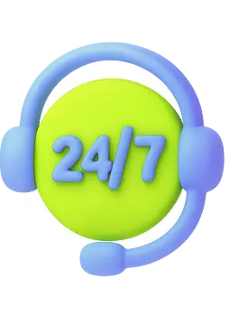 Ikon dukungan dan layanan penuh dari tim HSB